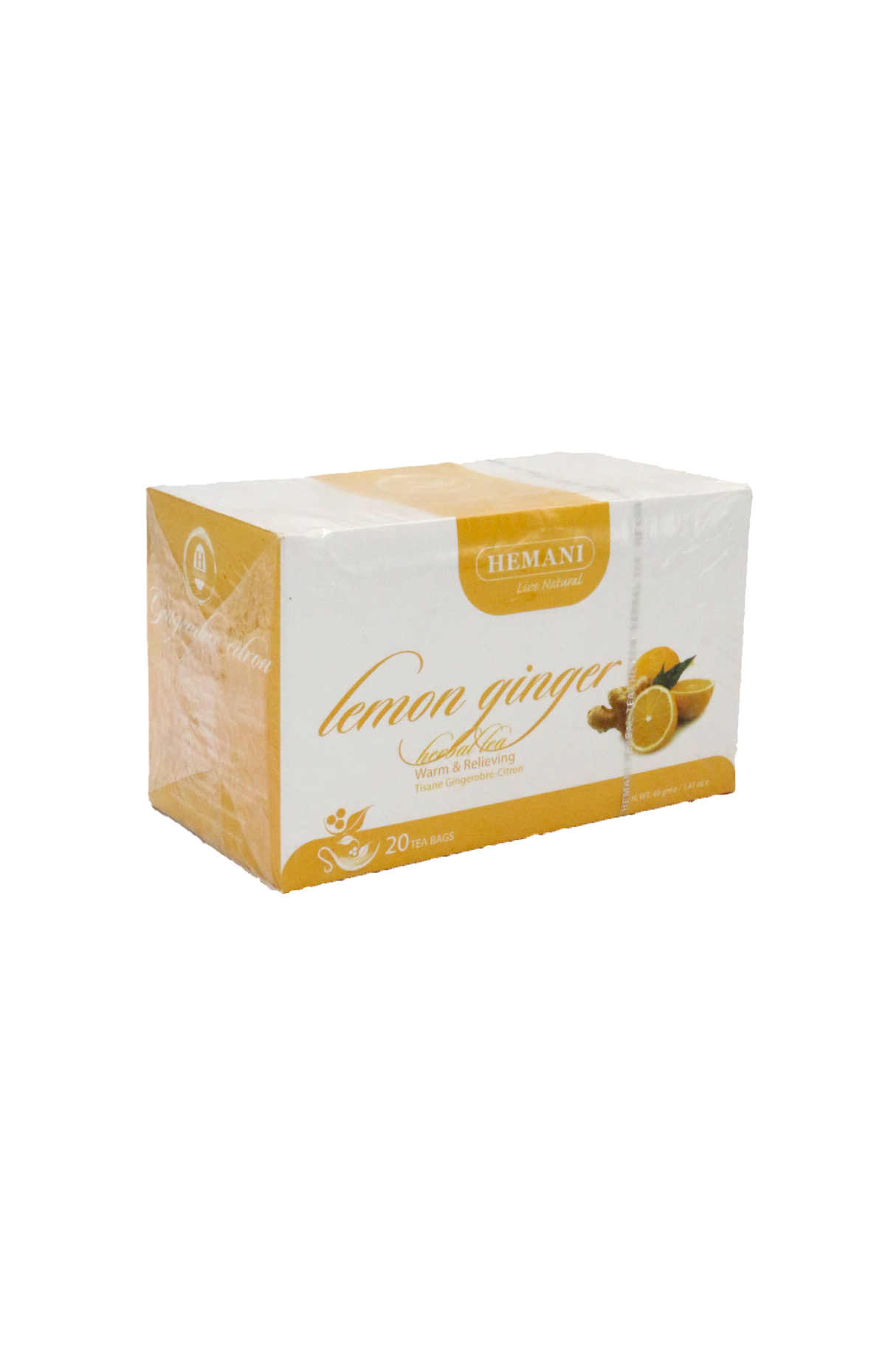 hemani slim tea lemon & ginger 40g
