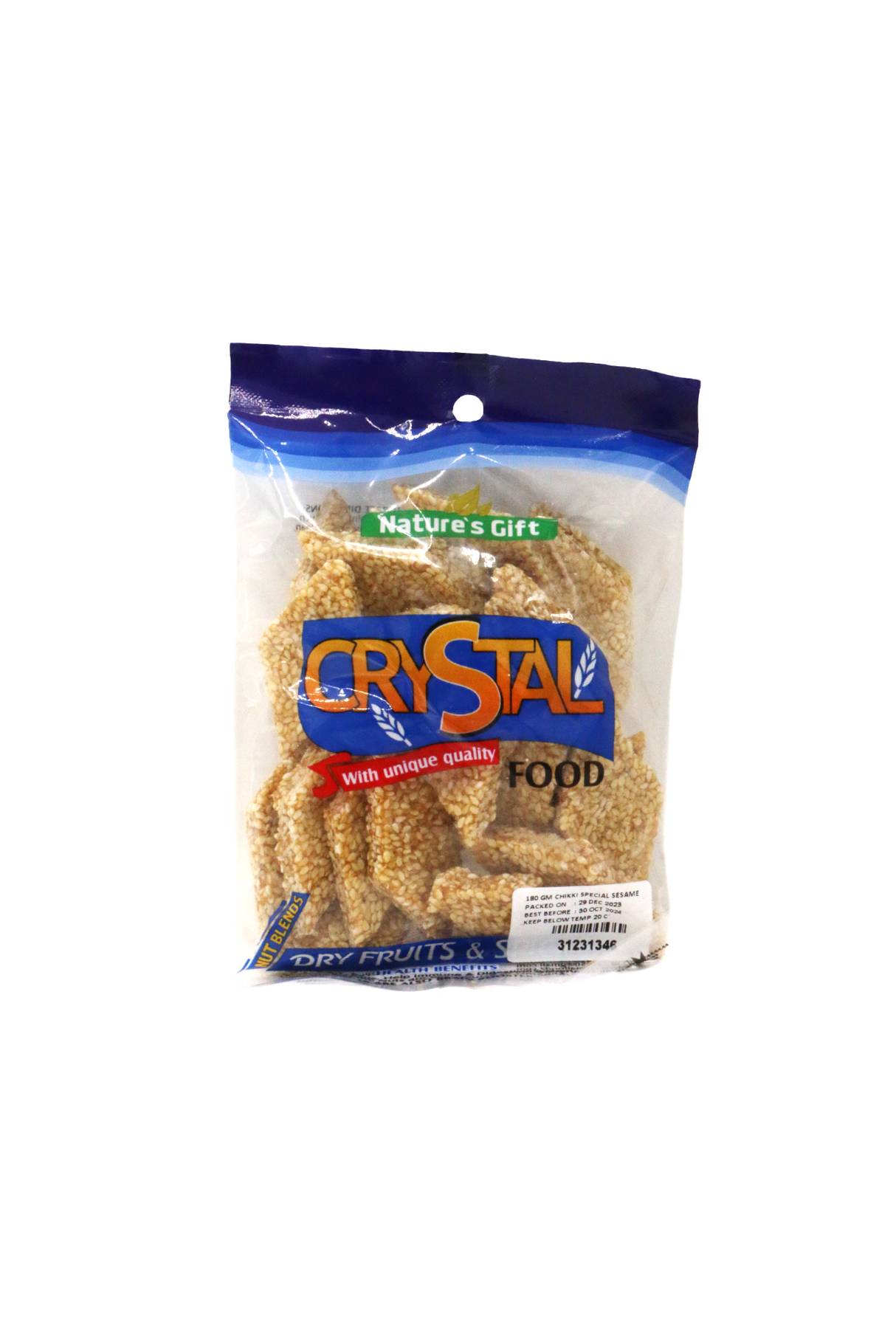 crystal chikki special sesame 180gm