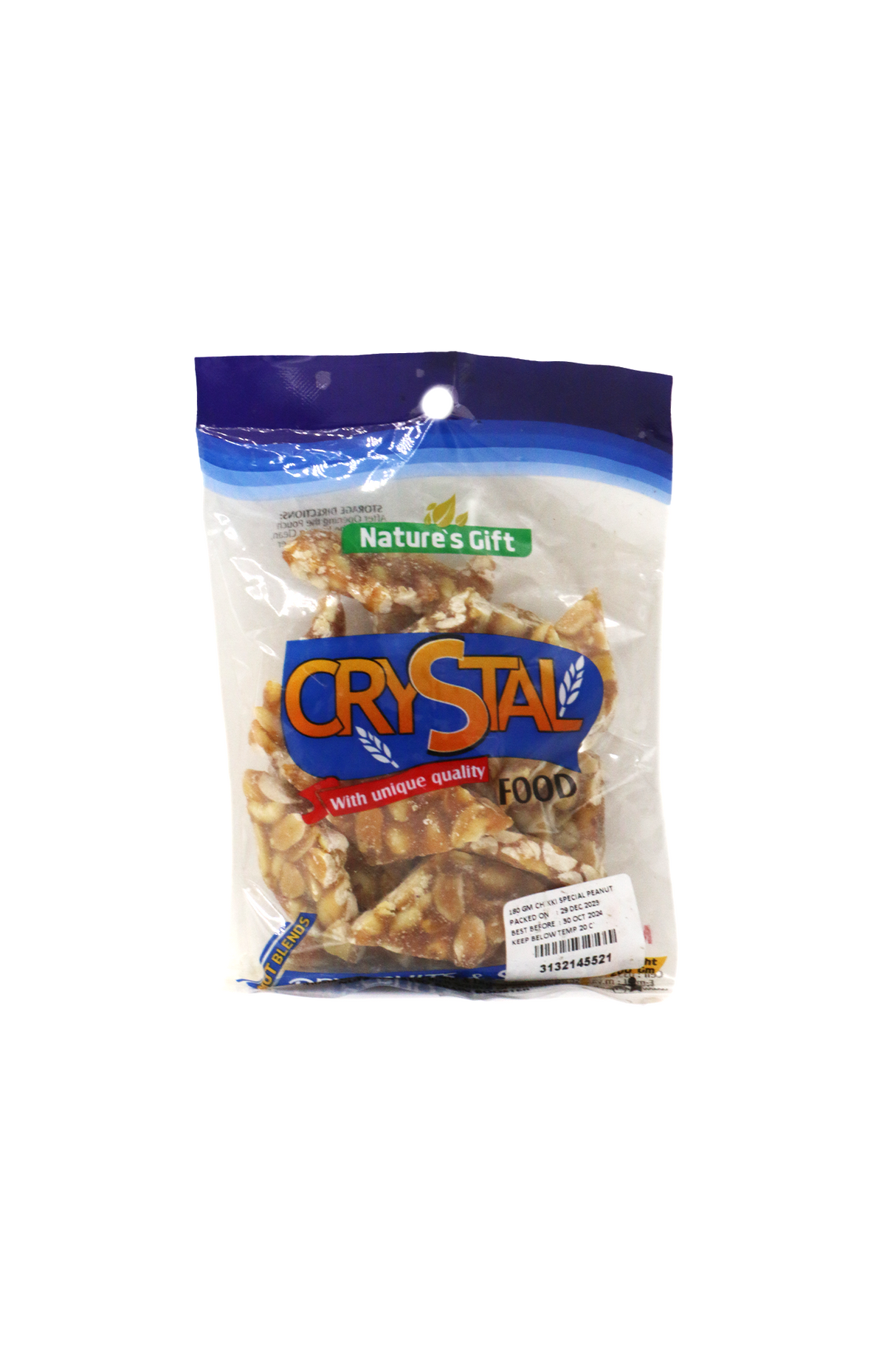 crystal chikki special peanut 180gm