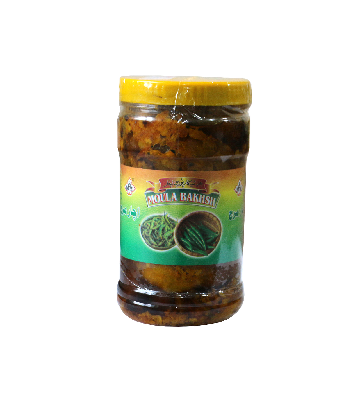 mbm pickle green chilli in oil 500g