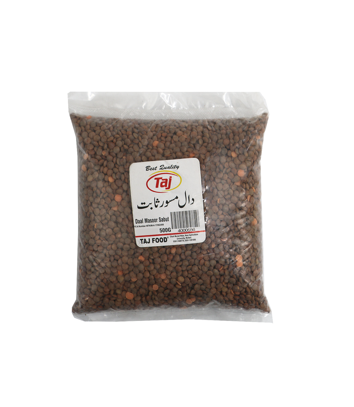 taj daal masoor sabut 500g