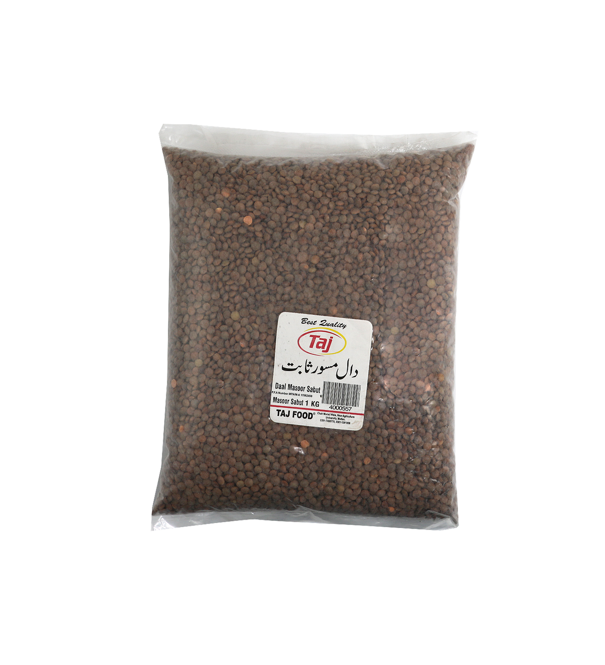 taj daal masoor sabut 1kg
