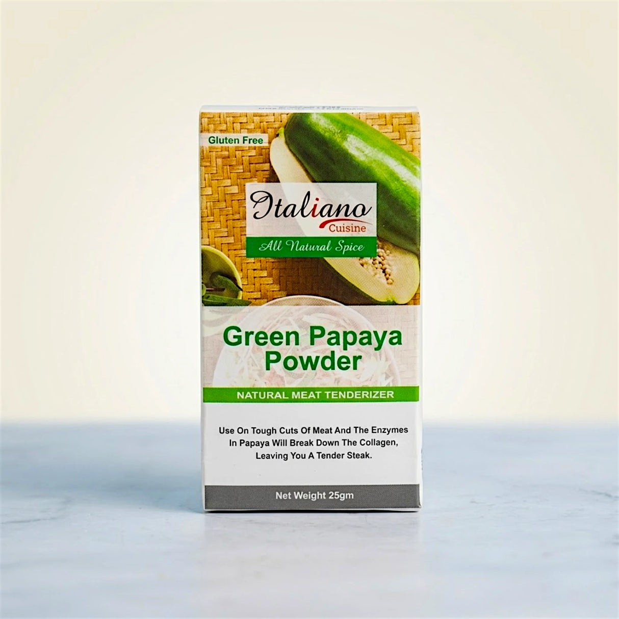 italiano green papaya powder 25g
