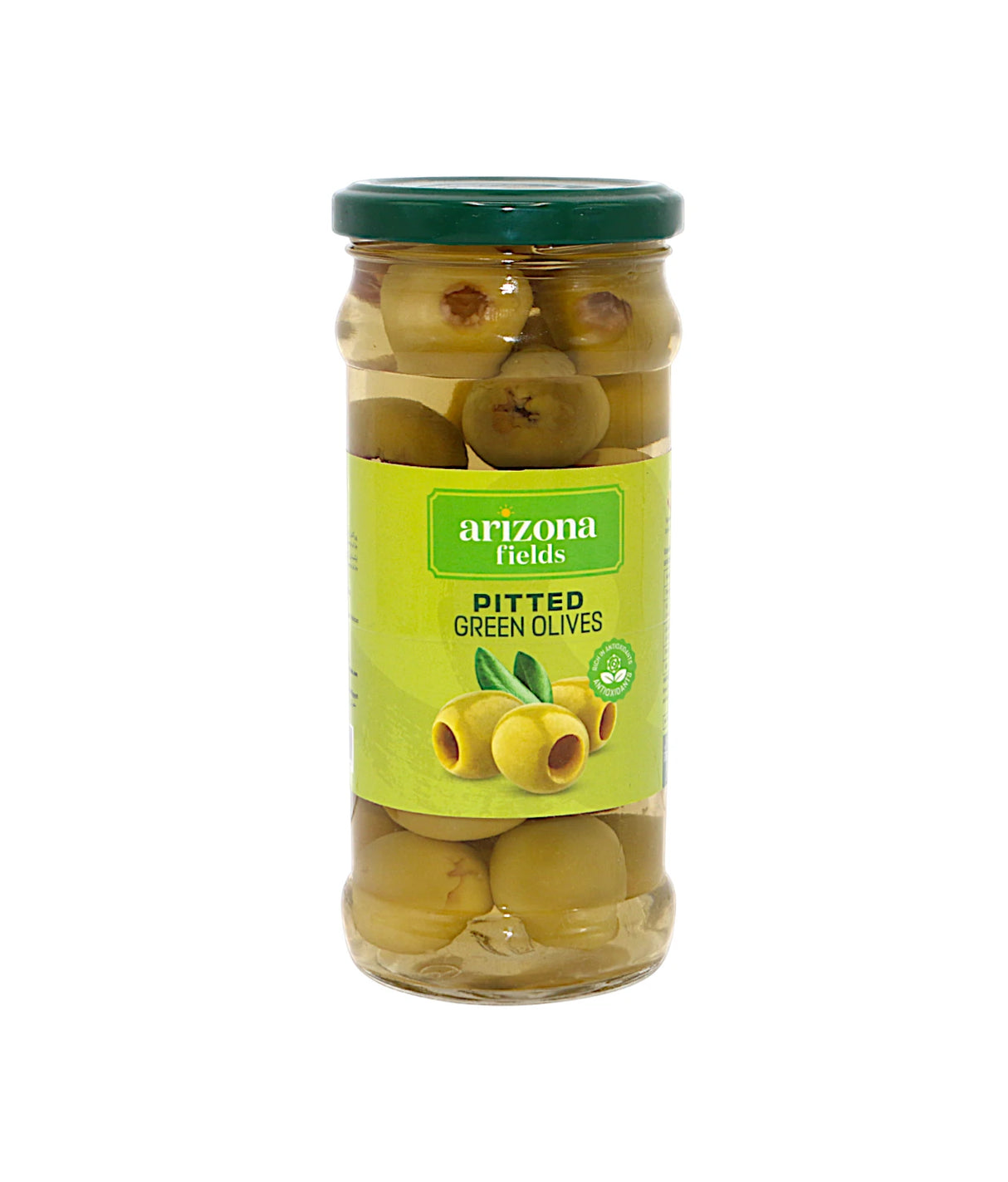 arizona fields olive green pitted 370g