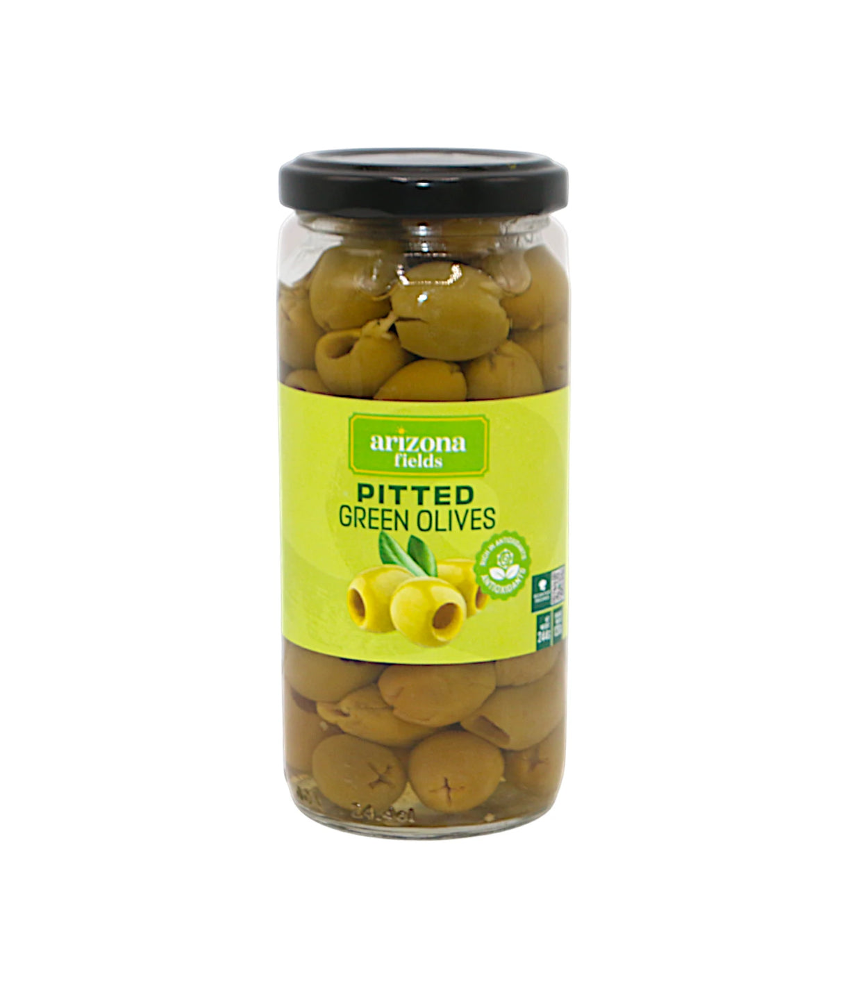 arizona fields olive green pitted 244g