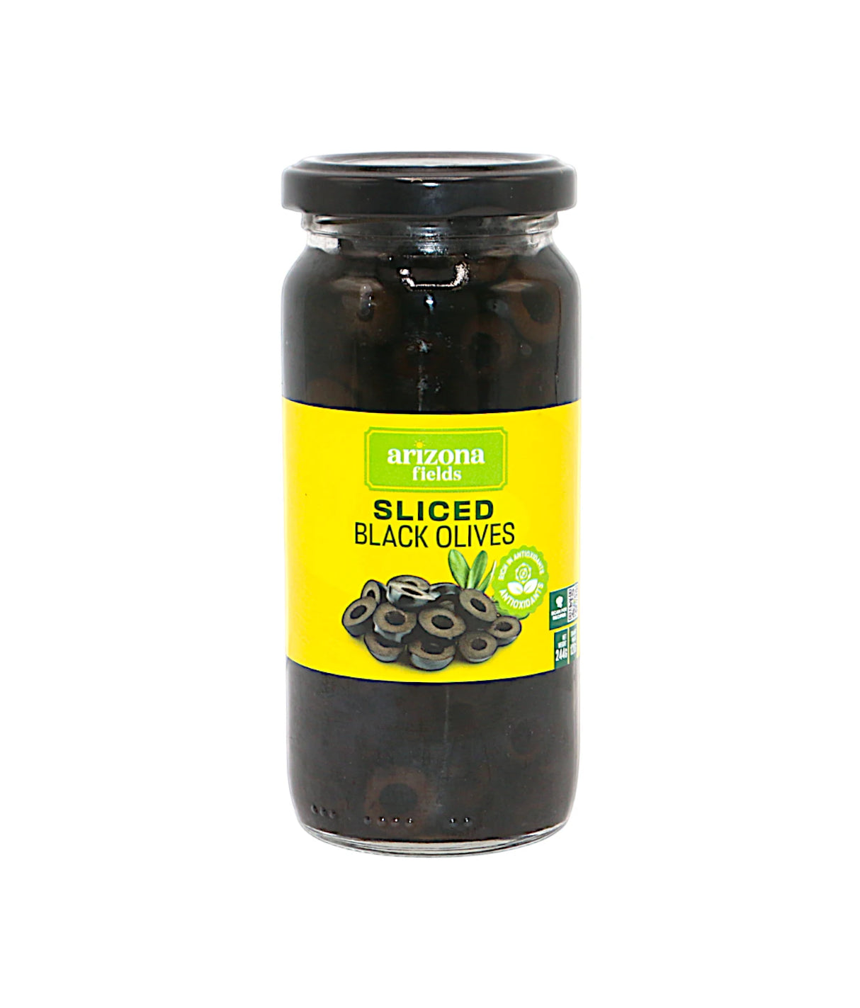 arizona fields olive black sliced 244g