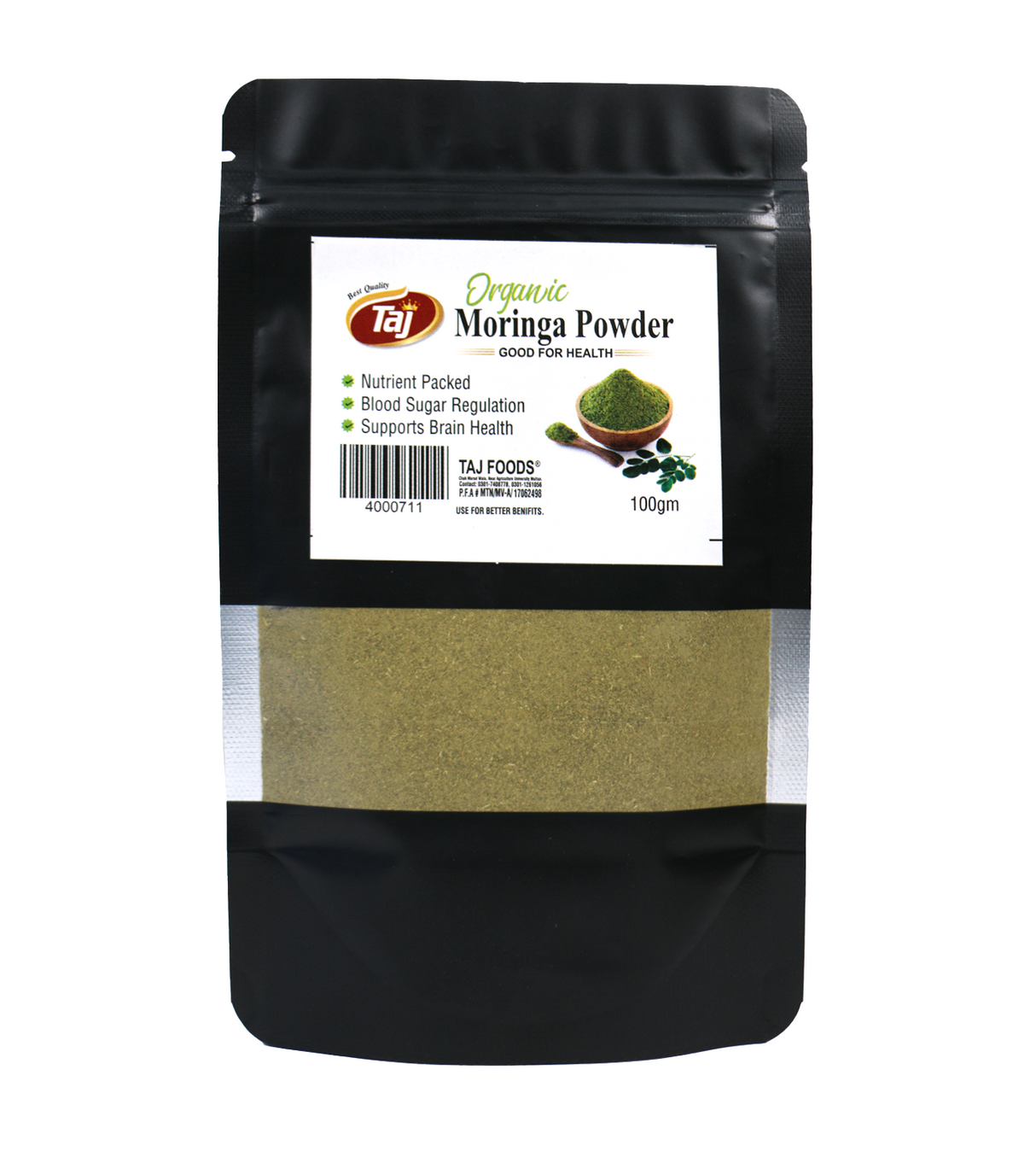 taj moringa powder pouch 100gm