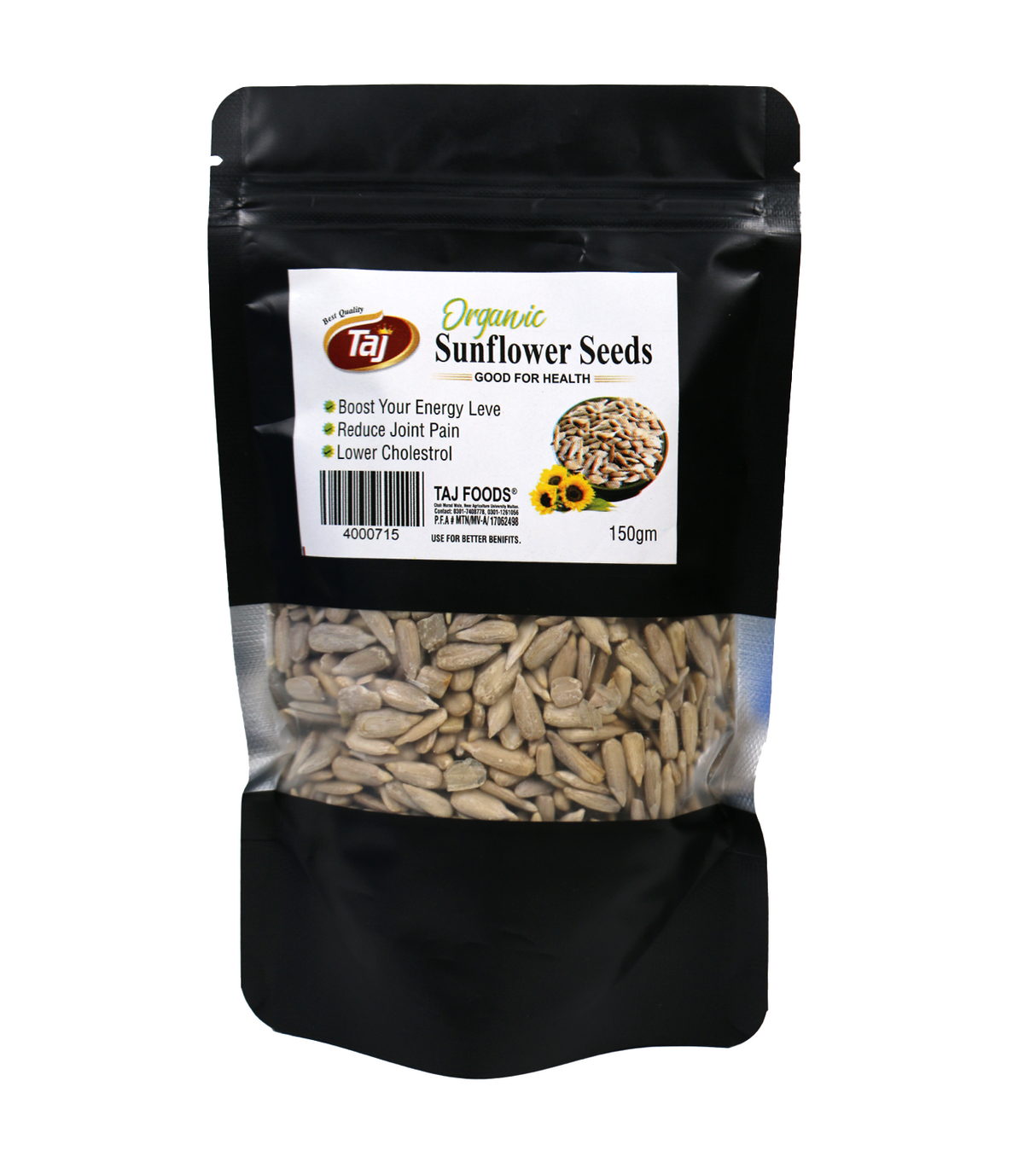 taj sunflower seeds pouch 150g