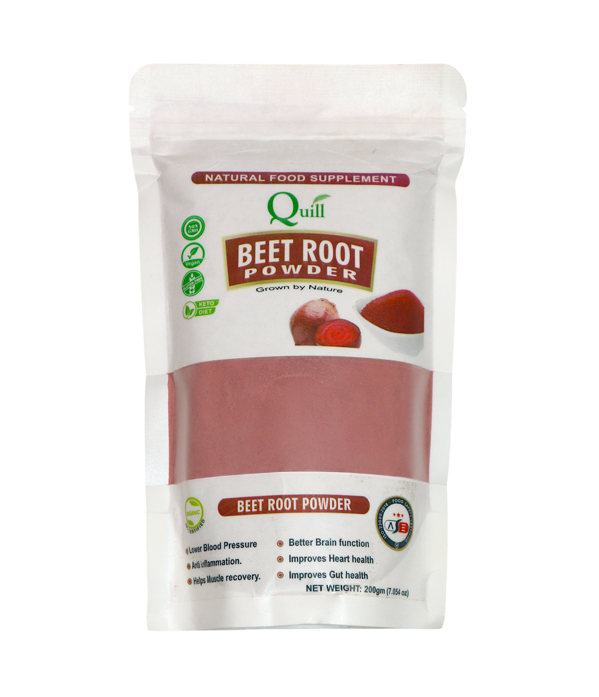 quill beet root flour 200g