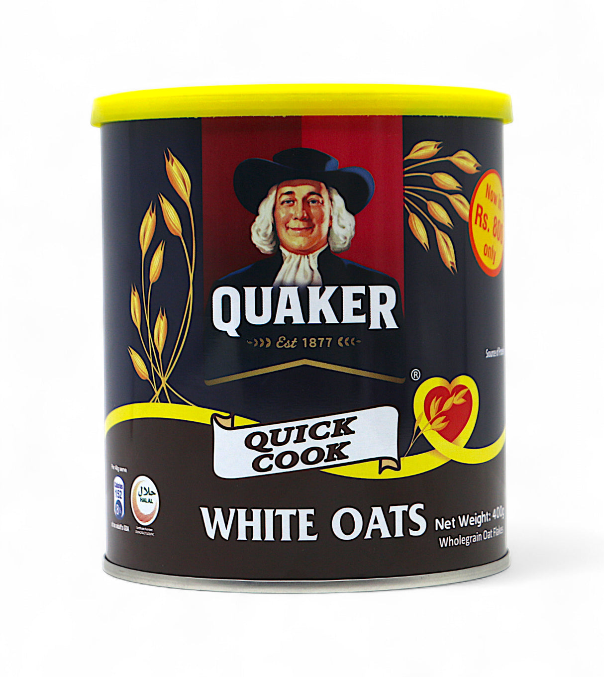 quaker white oats 400g tin uae