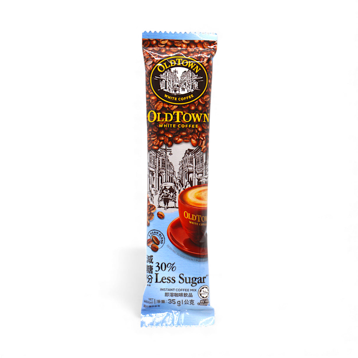 old town white coffee less sugar 35g malaysia