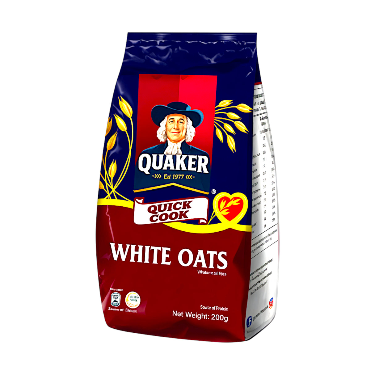 quaker white oats pouch 200g uae