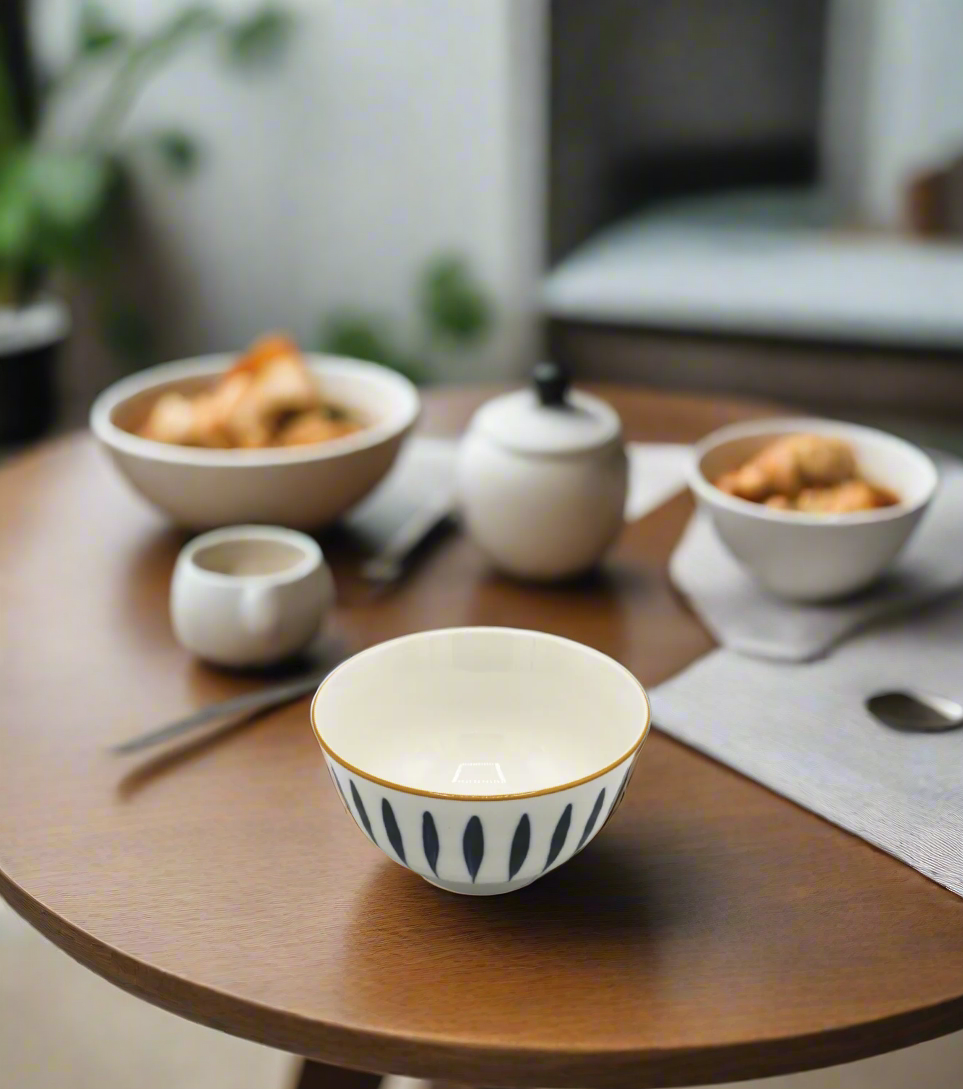 line bowl 4.5" china