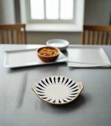line dish 9" china