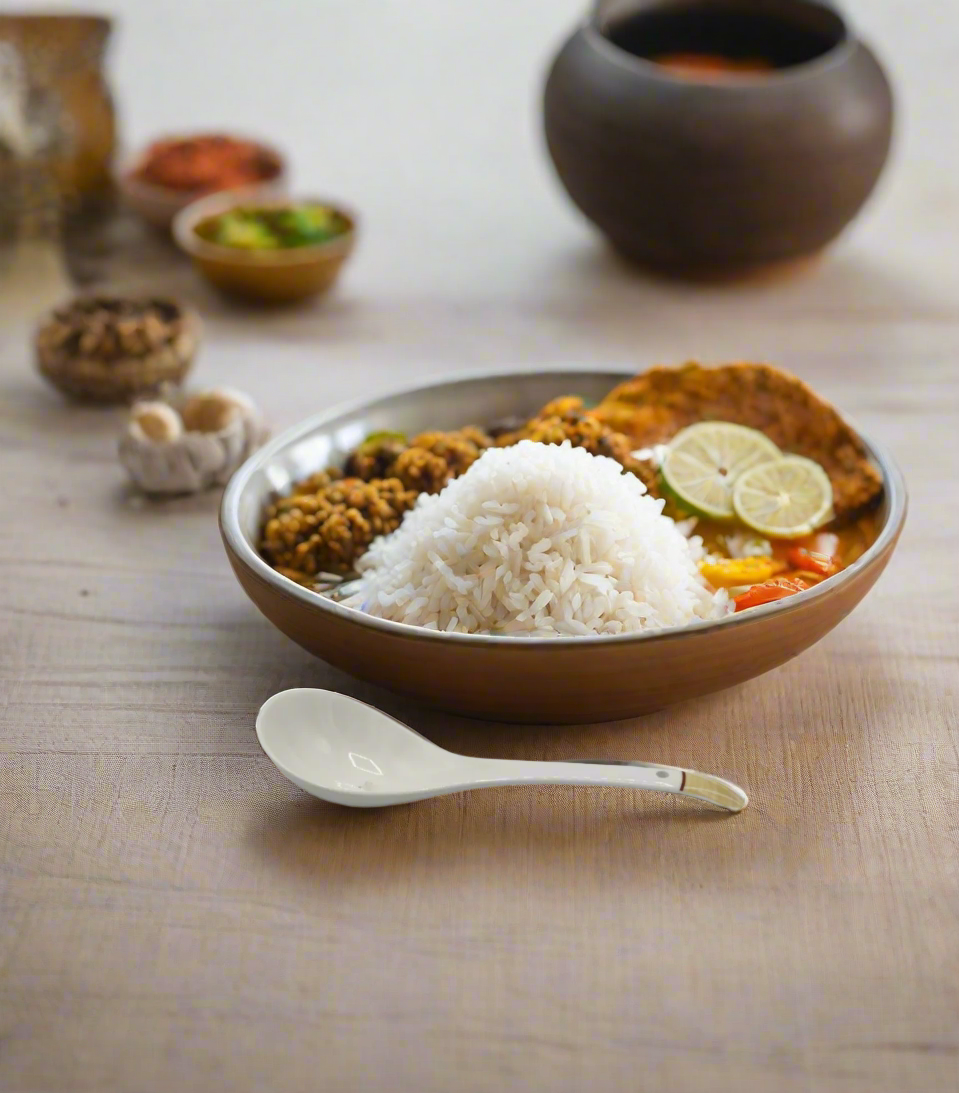 orange curry spoon