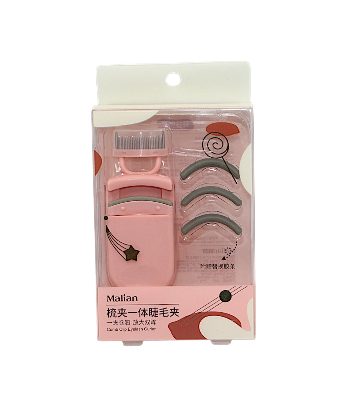 malian comb&eyelash curler 4pc china q-1721