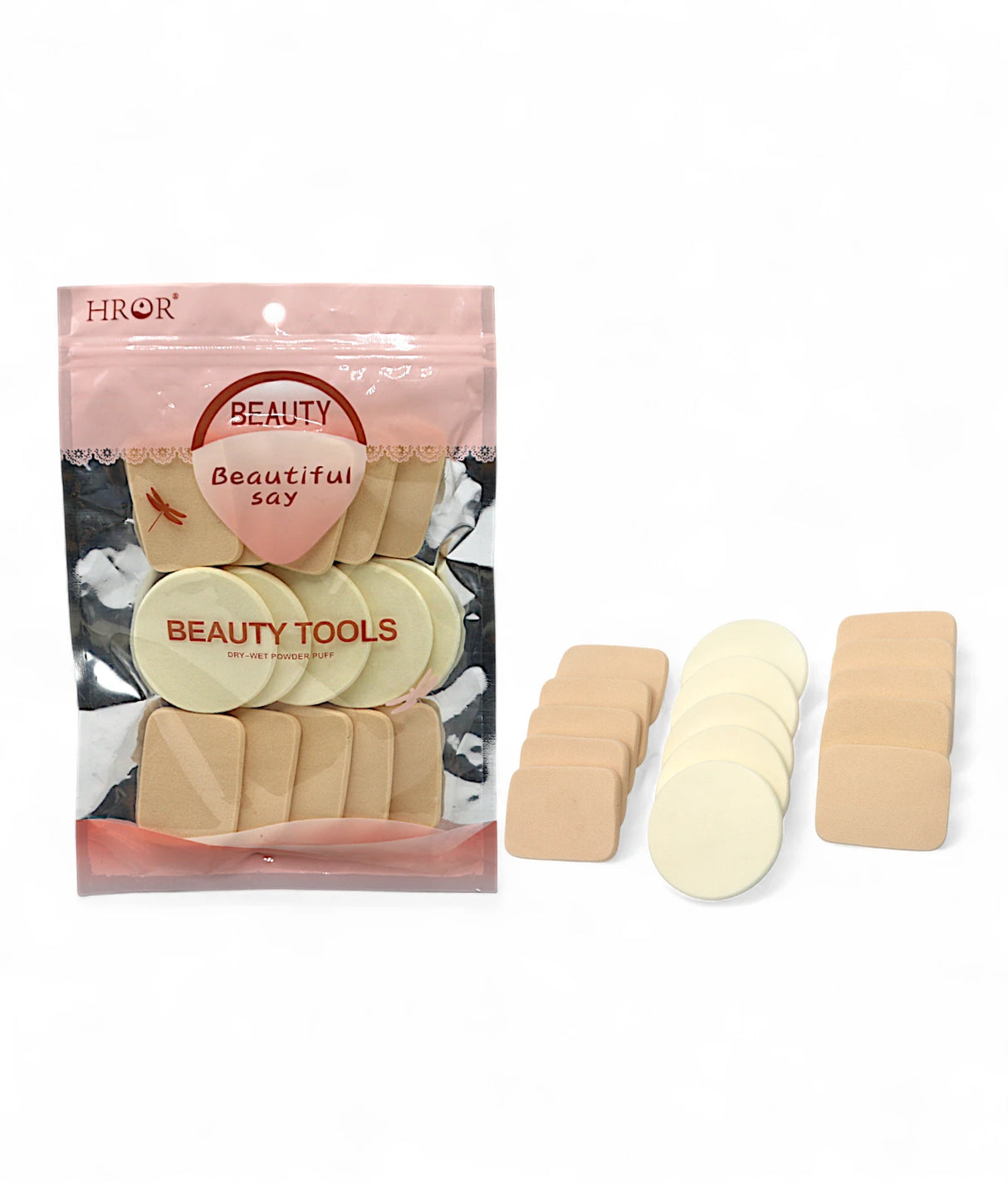 hror makeup blender puff 15pc china r-005
