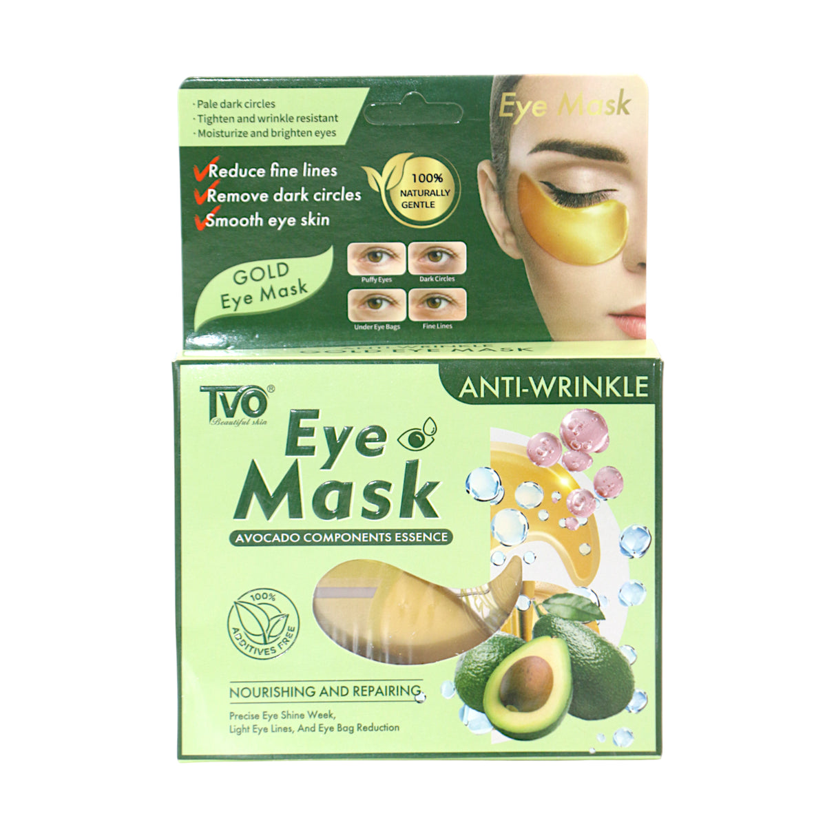tvo eye mask avocado 5pc china tvo-691