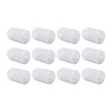 hair roller plastic white plain self grip velcro 12 pieces set china