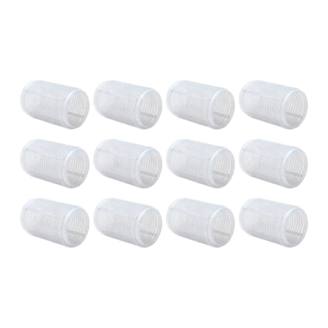 hair roller plastic white plain self grip velcro 12 pieces set china
