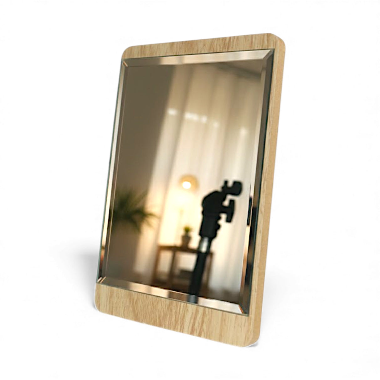 mirror stand wood china r-1007 14*20cm
