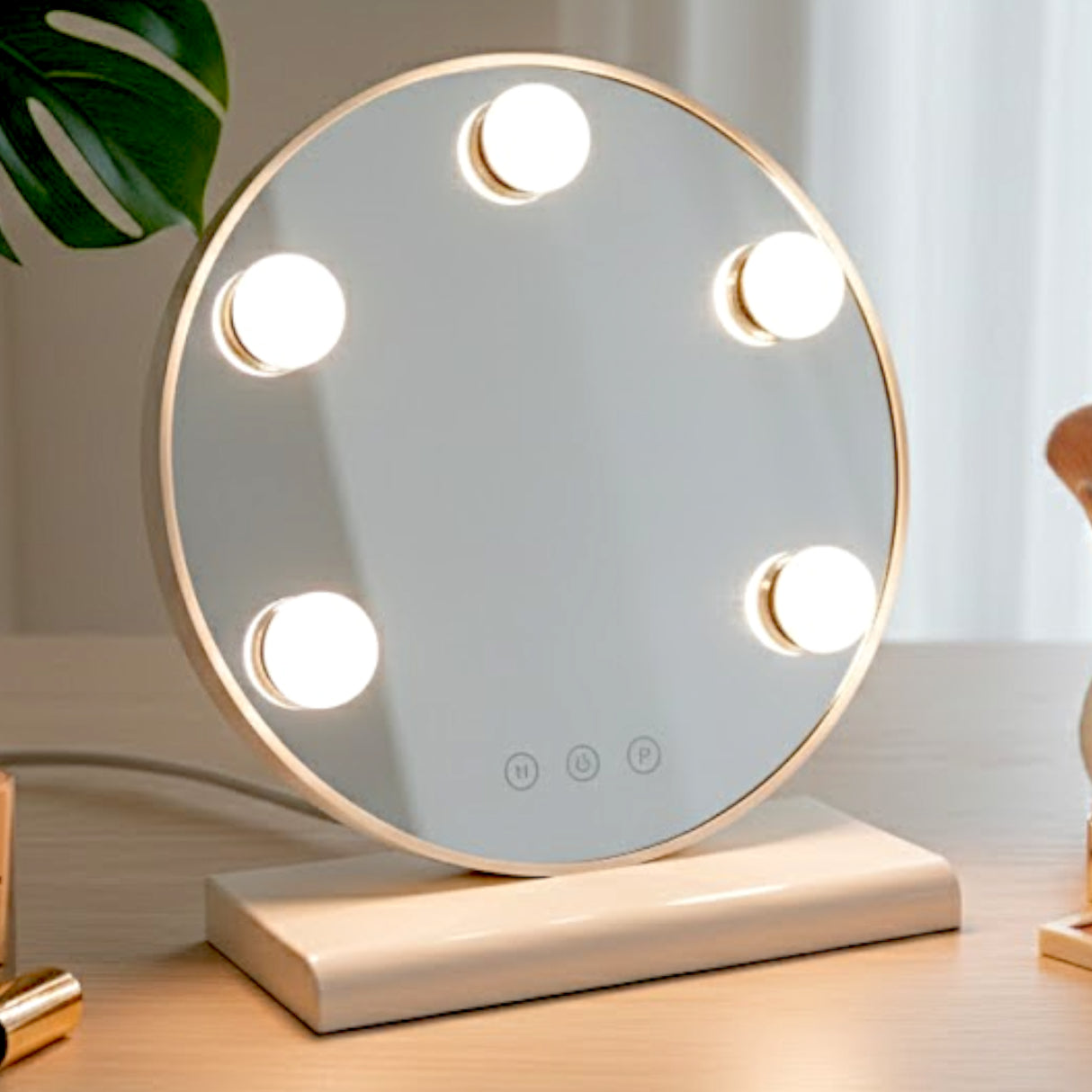 mirror stand led light china hzj-627