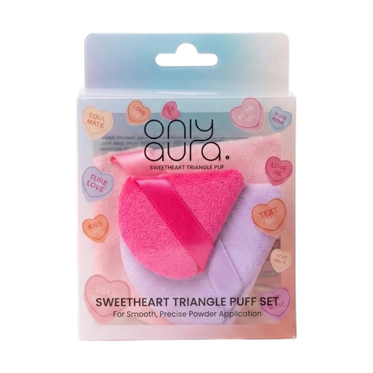 only aura makeup puff 3pc 3fp