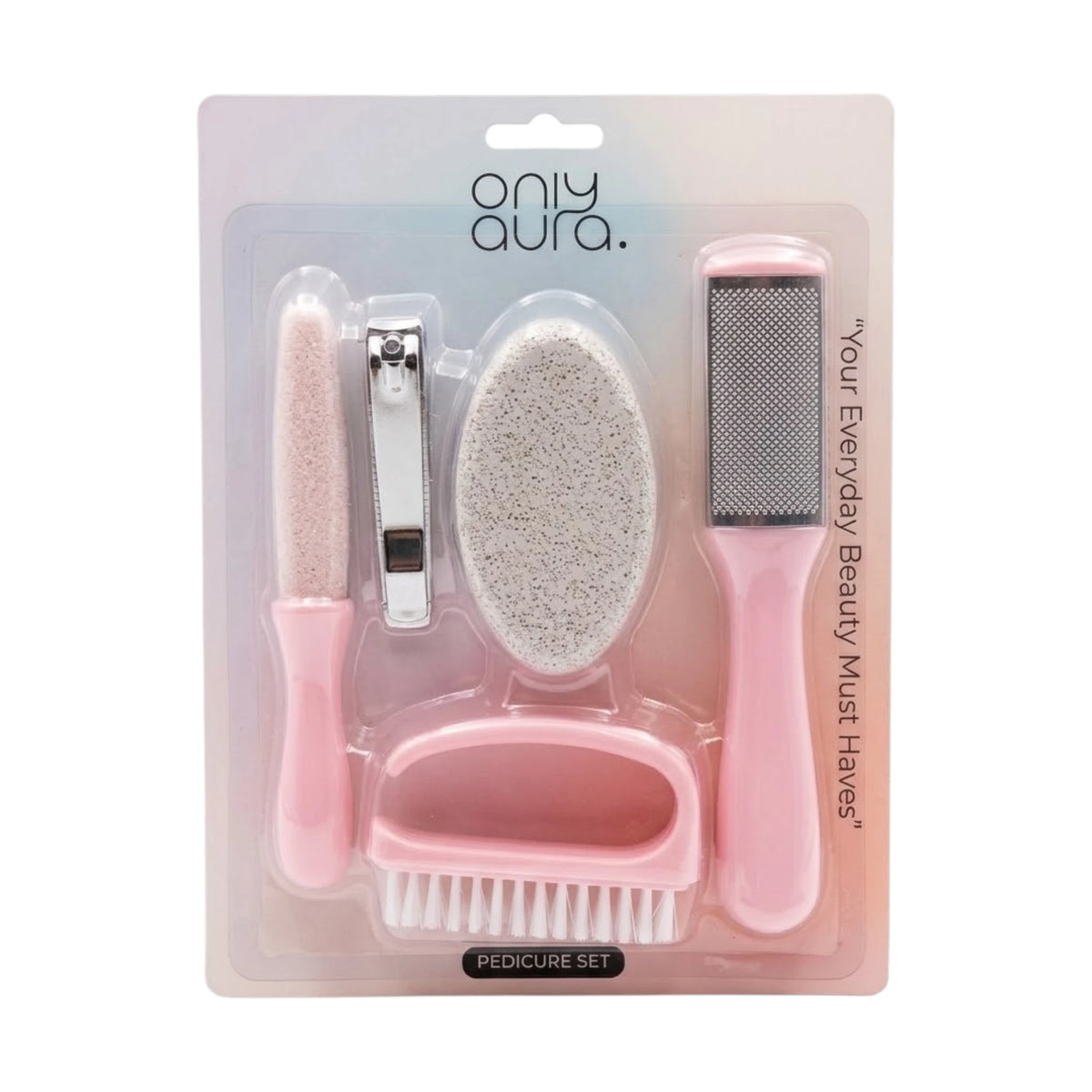 only aura pedicure set 5in1 jx001