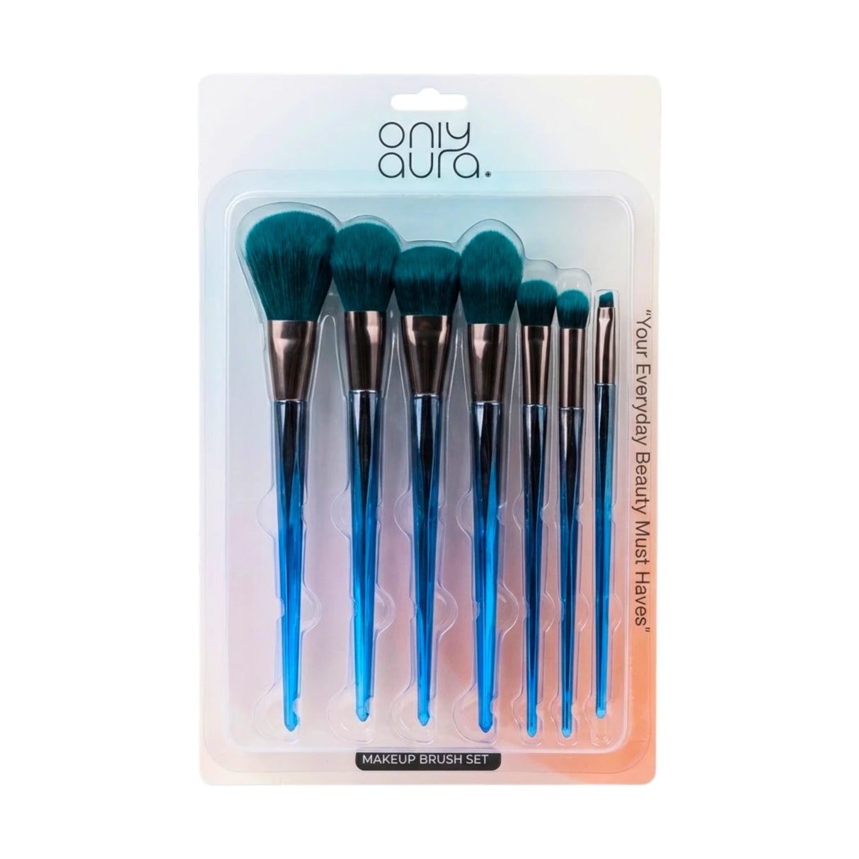 only aura makeup brush set 7in1 hzs042
