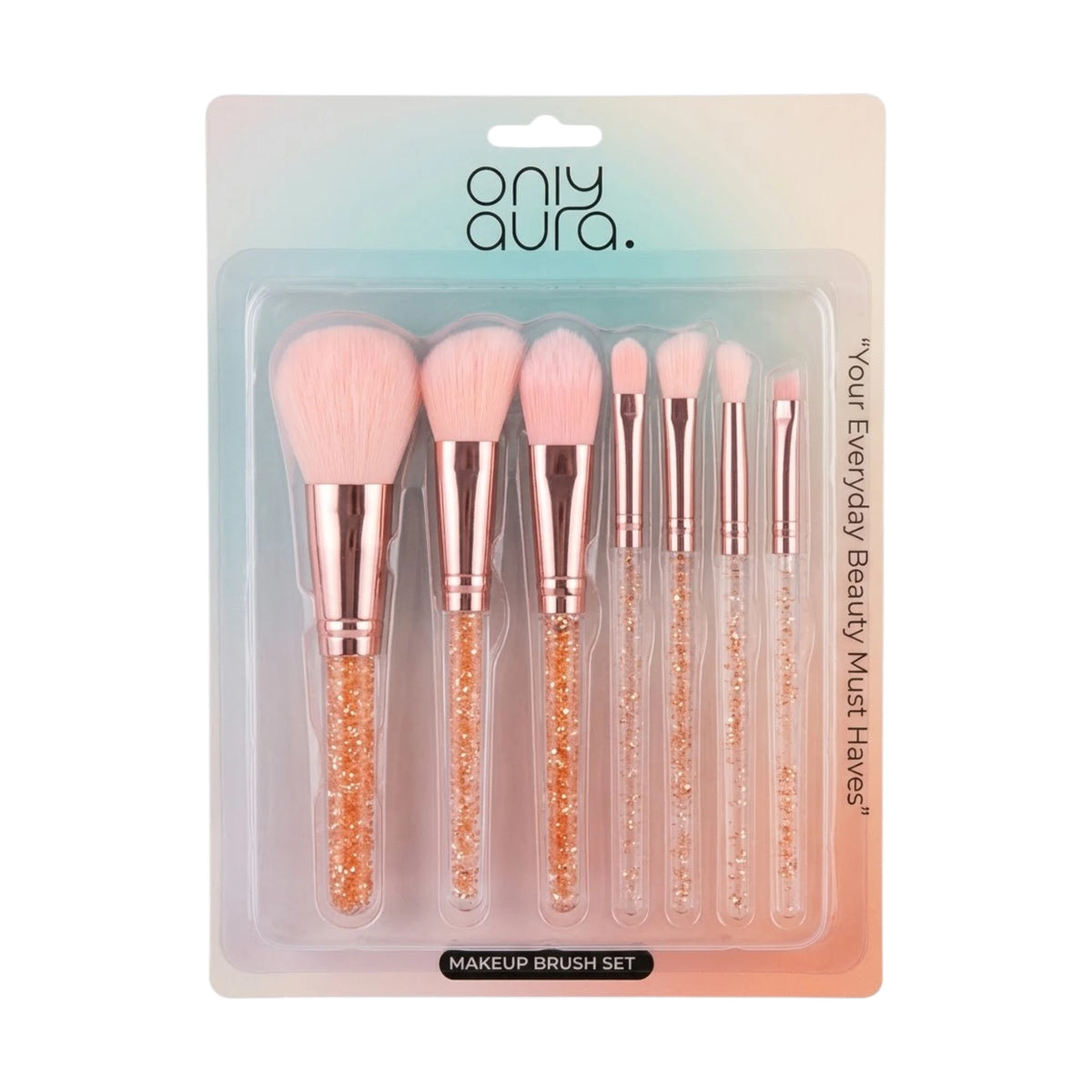 only aura makeup brush set 7in1 hzs039