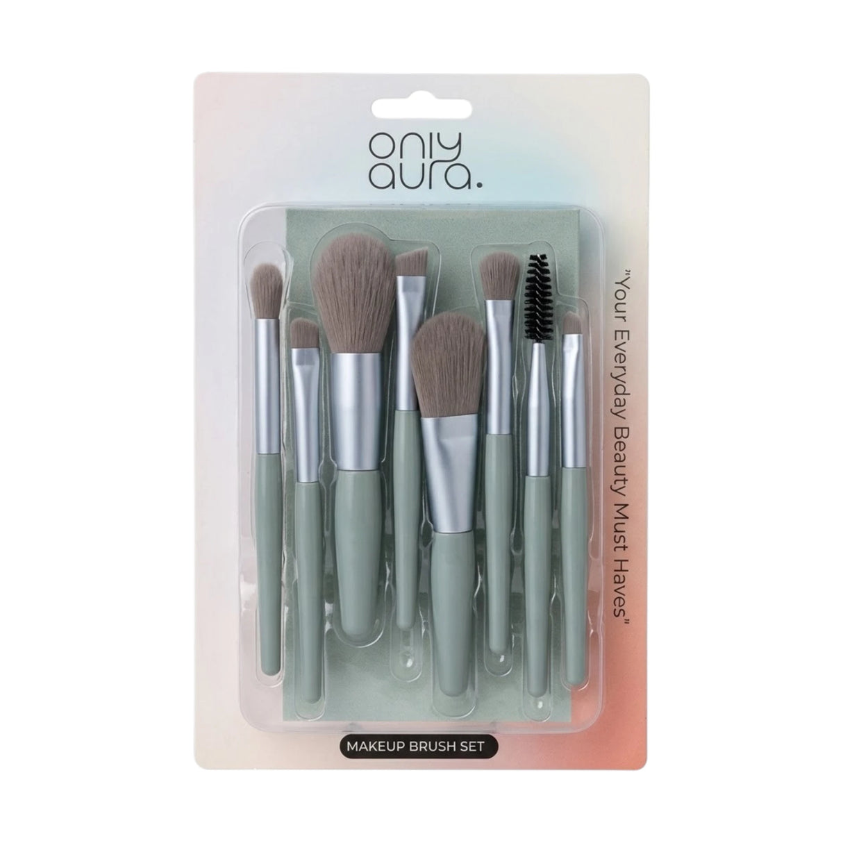 only aura makeup brush set 8in1 hzs035