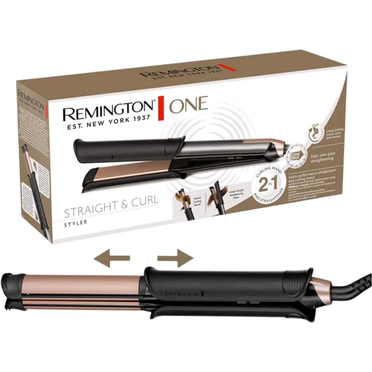 remington straightener 2in1 s6077
