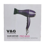 v&g hair dryer 6000 china