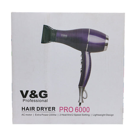 v&g hair dryer 6000 china