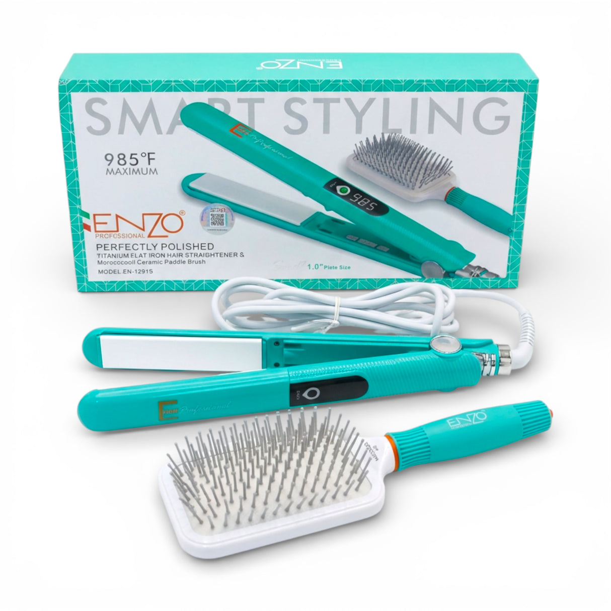 enzo hair straightener with brush en-1291s china