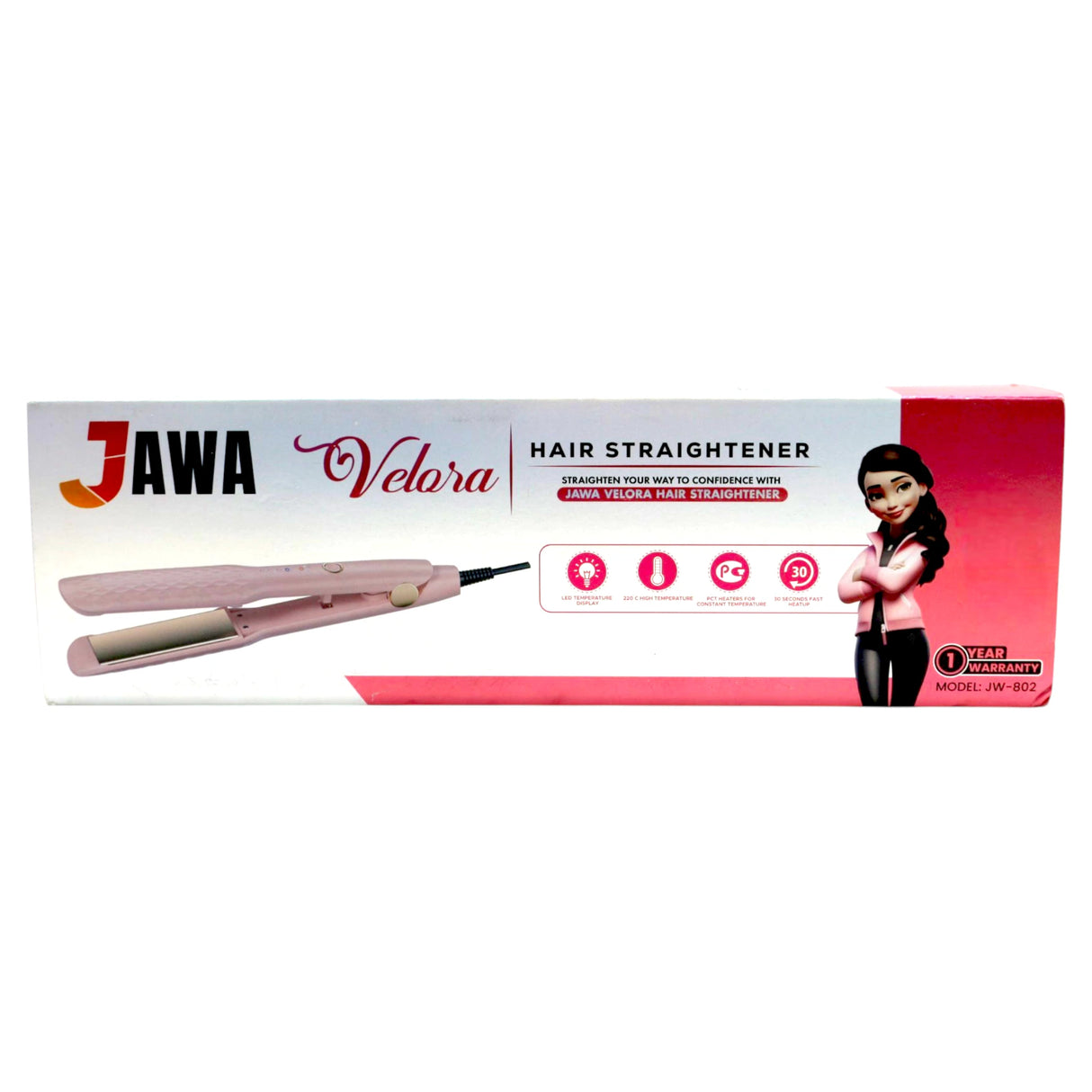 jawa hair straightener velora jw-802