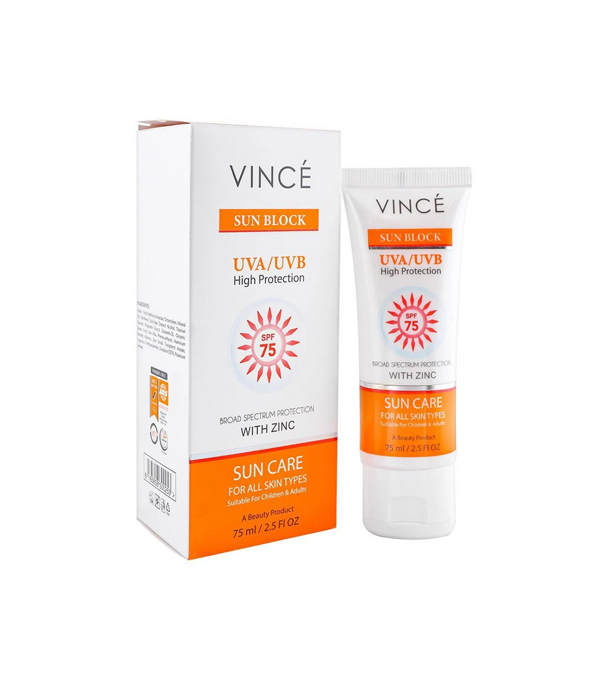 vince sunblock spf75 75ml