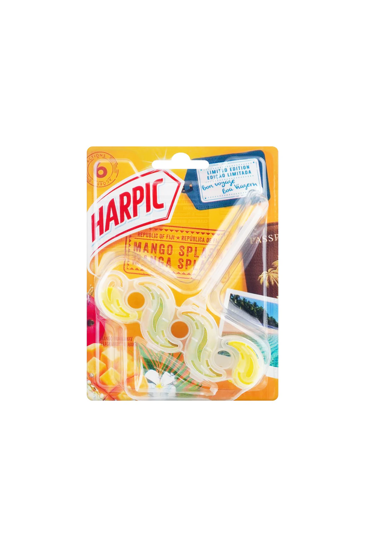 harpic toilet block mango splash 35g