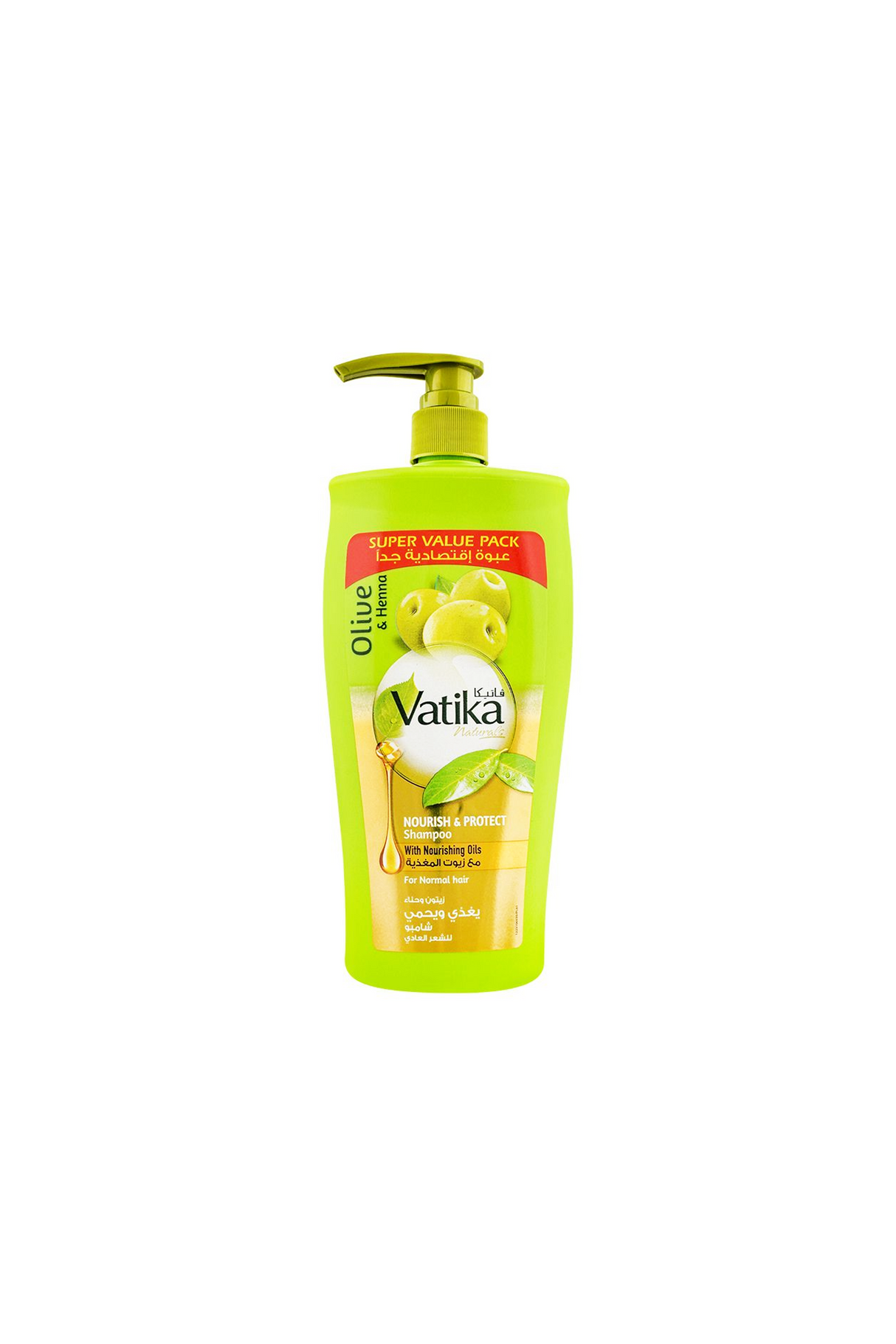 vatika shampoo olive & henna nourish protect 650ml