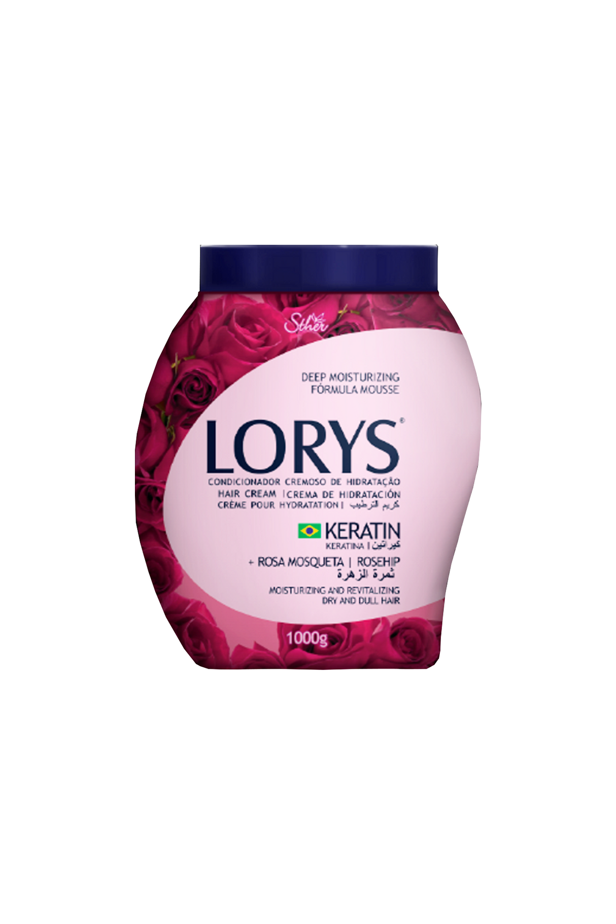 lorys conditioner keratin rosa mosqueta 1000g