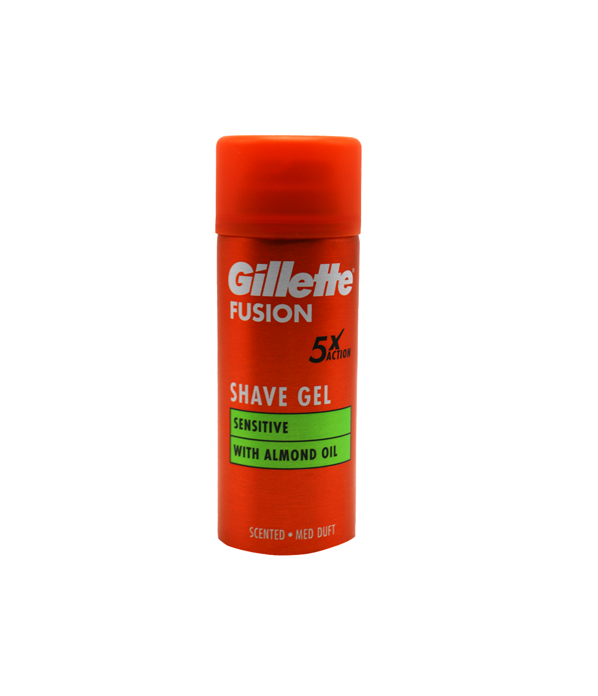 gillette fusion shaving gel 5x action almond oil 75ml