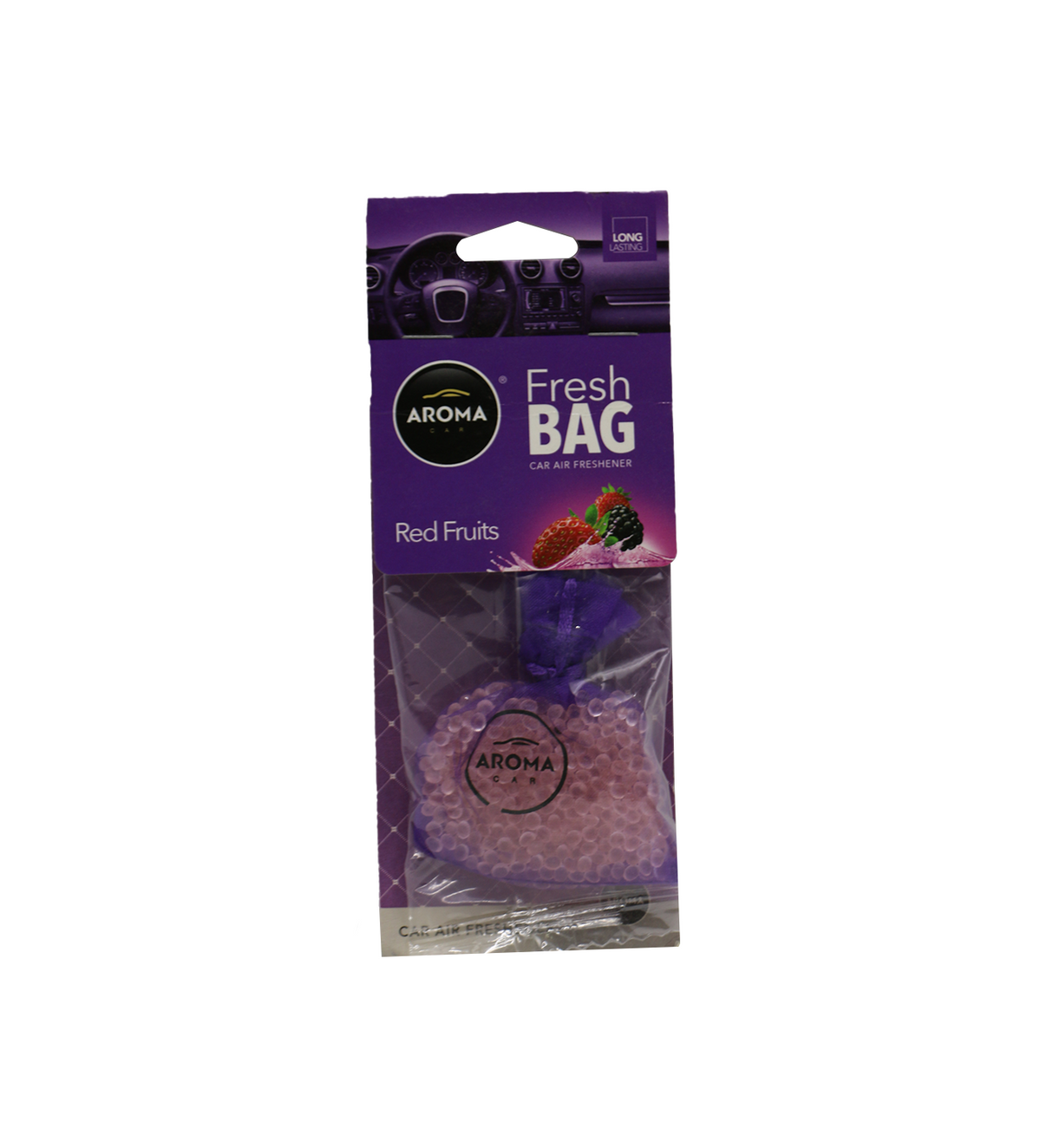 aroma fresh bag car air freshener red fruits 20g