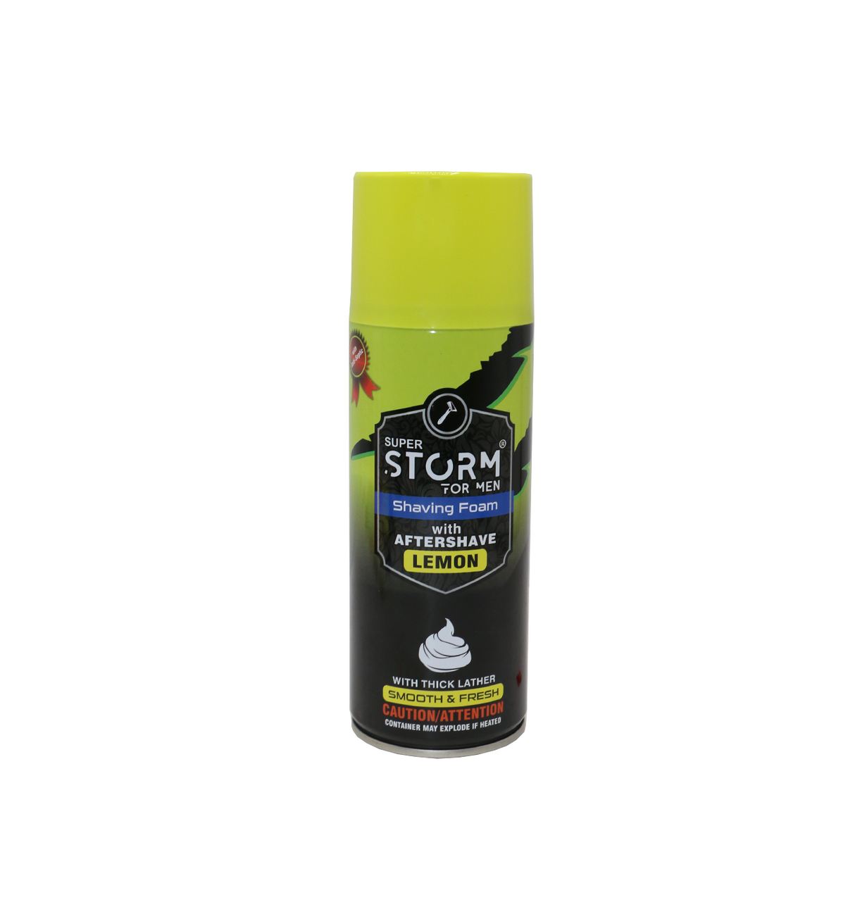 super storm shaving foam lemon 400ml