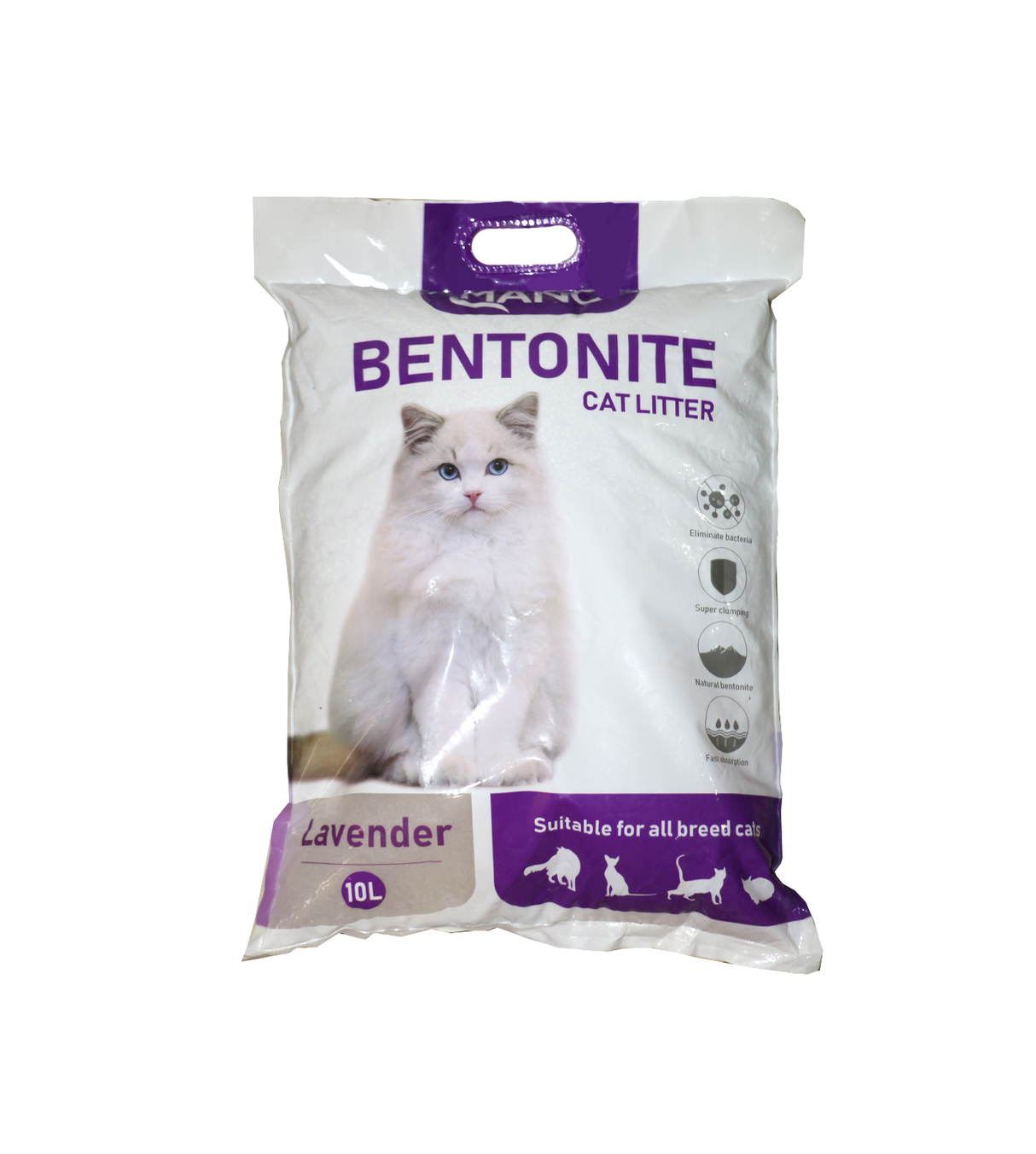mano cat litter lavender 10l