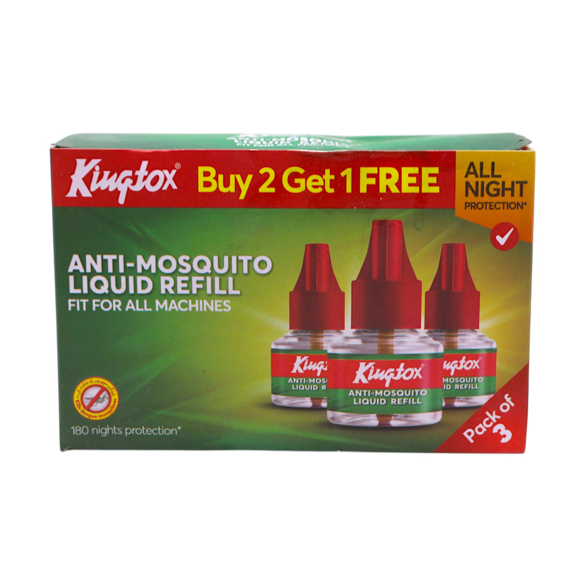 kingtox anti mosquito liquid refill 3in1 45ml