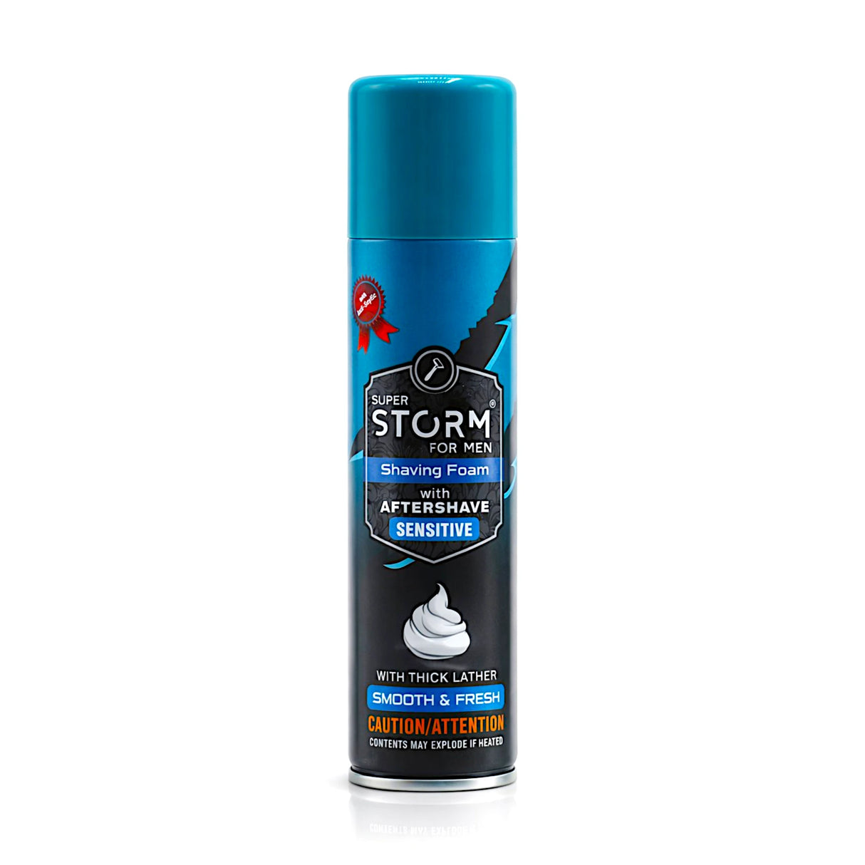 super storm shaving foam sensitive 200ml i.r.p