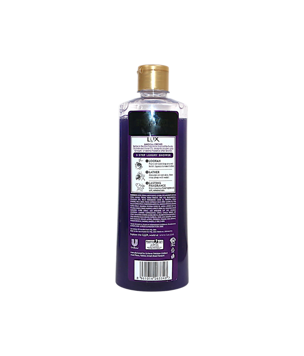 lux body wash magical orchid & juniper scent 520ml