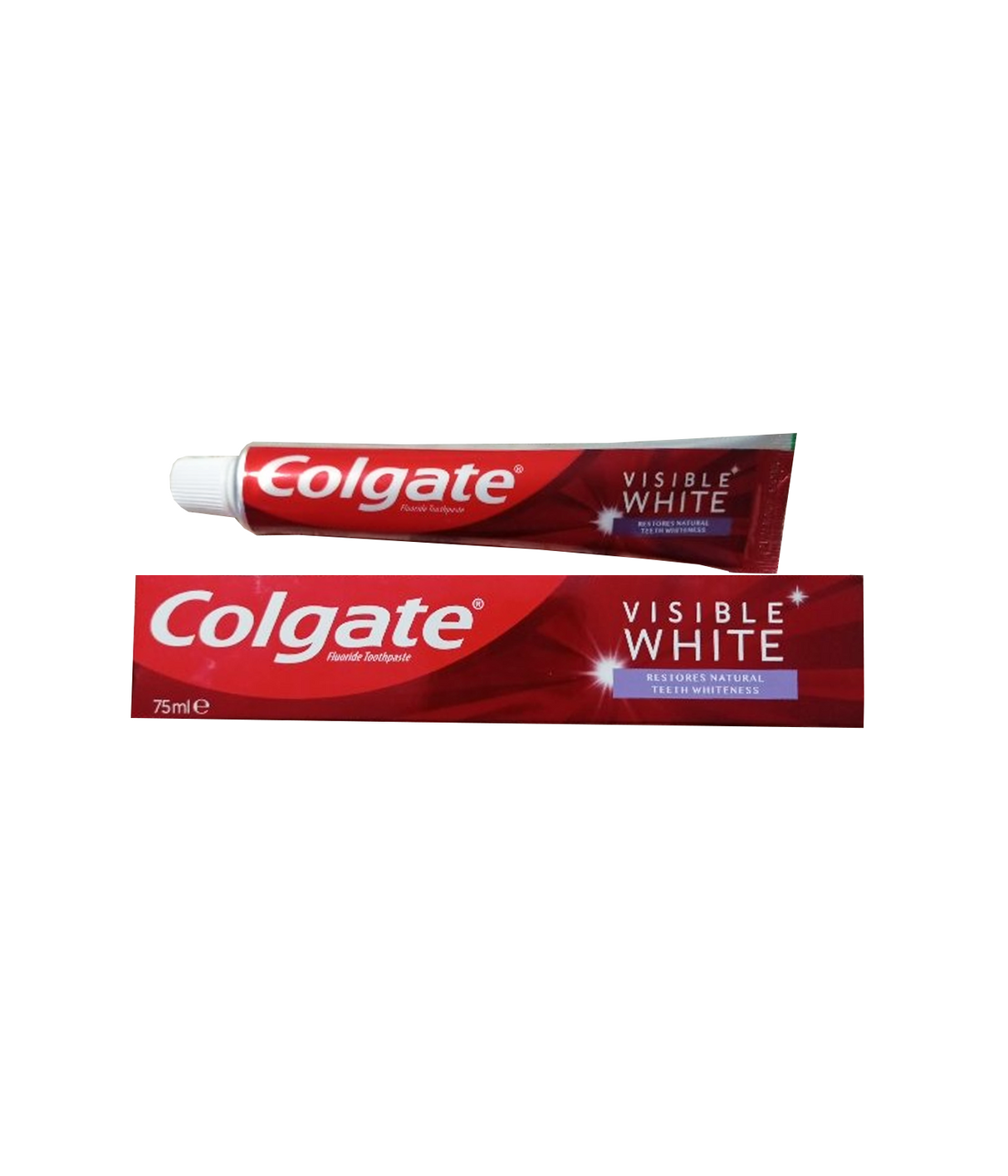 colgate tooth paste visible white 75ml china