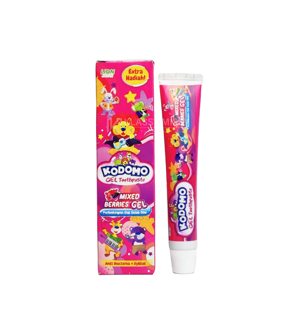 kodomo tooth paste mixed berries gel 45g indonesia