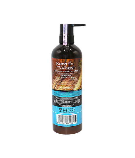 mige keratin shampoo blue 95% 780ml china